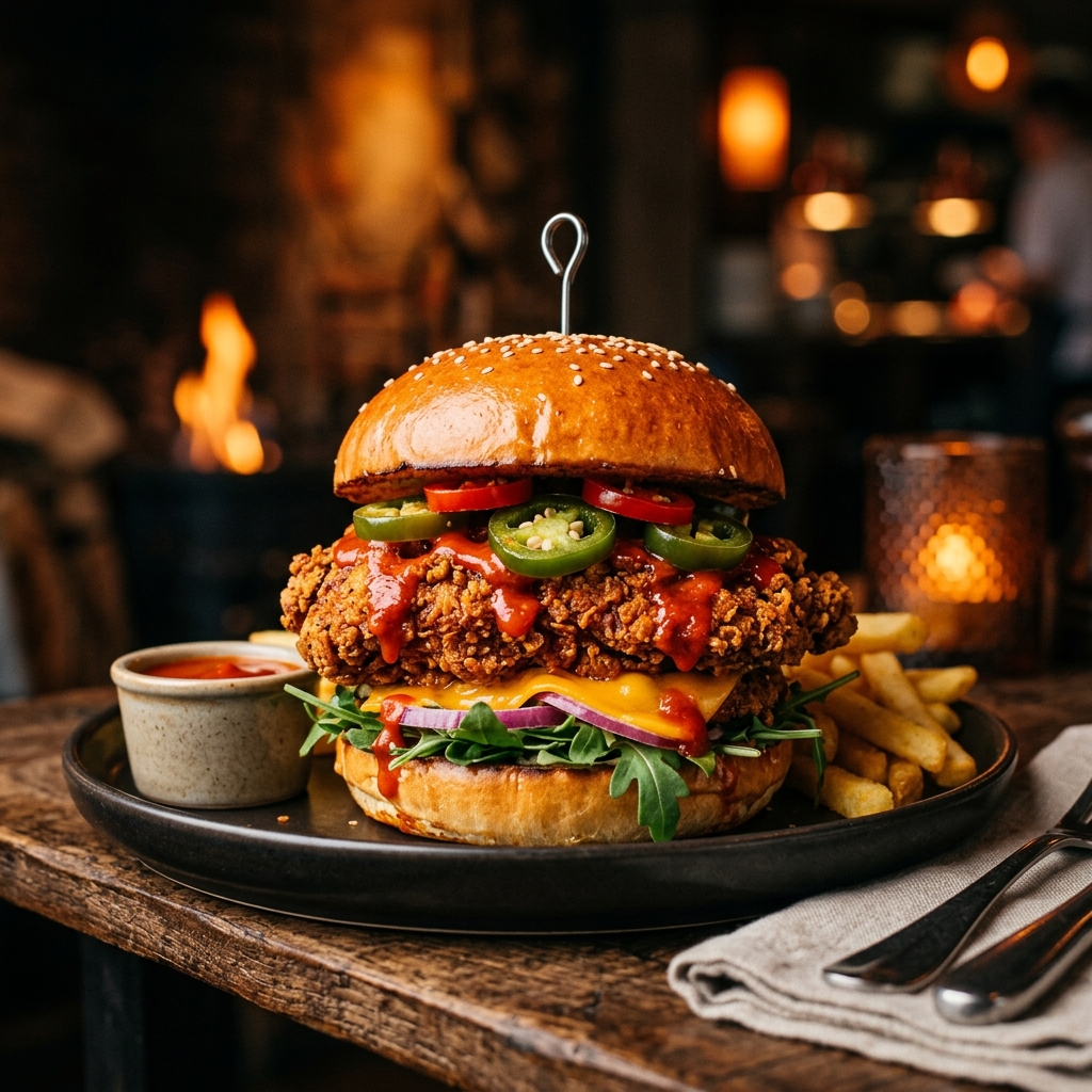 Spicy Chicken Burger